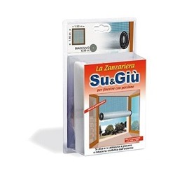 Sangiorgio Zanzariera Apri-Chiudi cm.180X150 Bianca