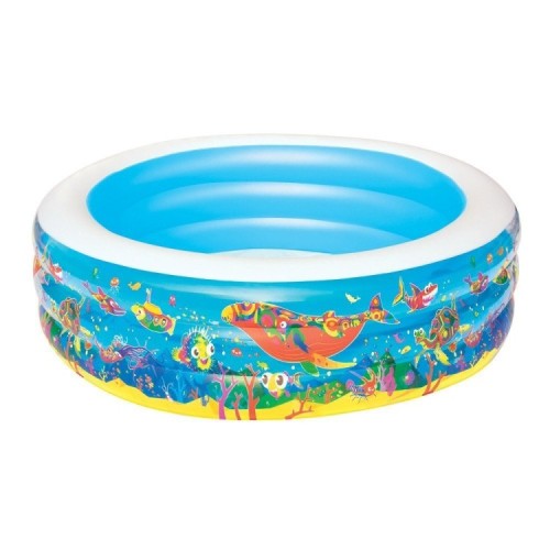 Piscina Play bambino piccoli 196x53cm rotonda gioco gonfiabili 51122