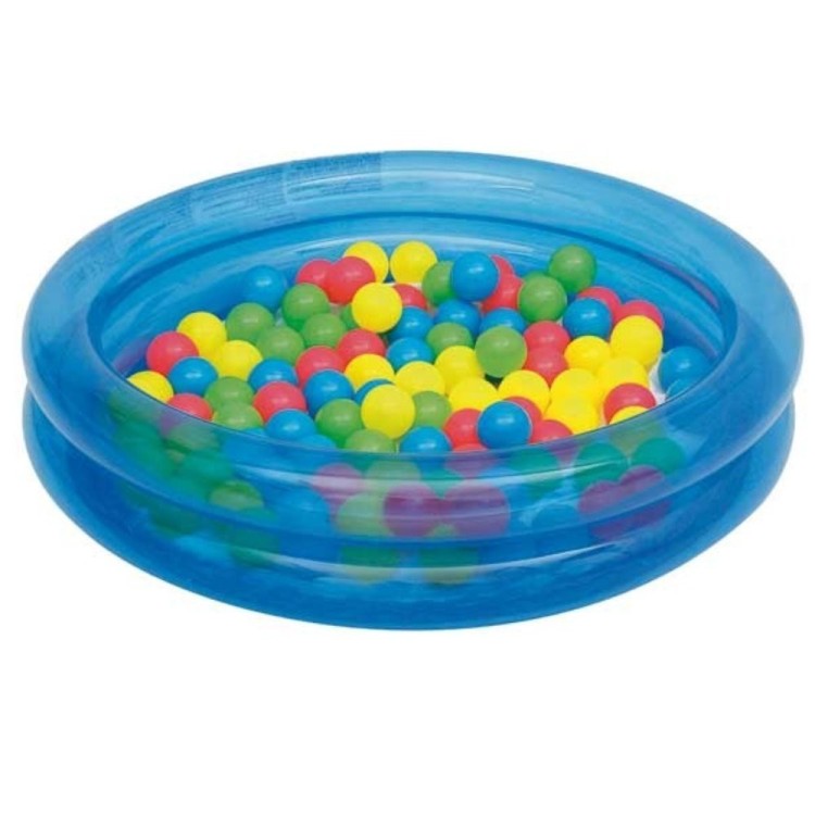 Piscina baby gonfiabile 91 cm con 50 palline colorate Bestway 51085 - Azzurro