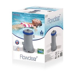 Pompa filtro piscina 2006lt/h con cartuccia inclusa 58383