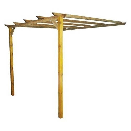 Pergola addossata in legno impregnato 300x280 cm