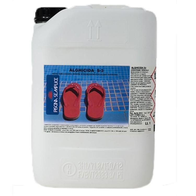 Piscina Semplice Alghicida S3 formato da  5litri