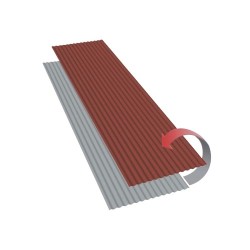 Lastra ondina bi-color 1.077 x 2000 mm