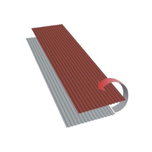 Lastra ondina bi-color 1.077 x 2000 mm