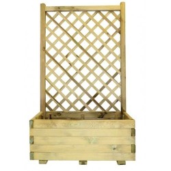 FIORIERA CON GRIGLIATO IN LEGNO 40X90x180cm 2