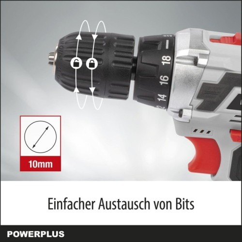 Trapano a batteria litio, 16V Powc10601