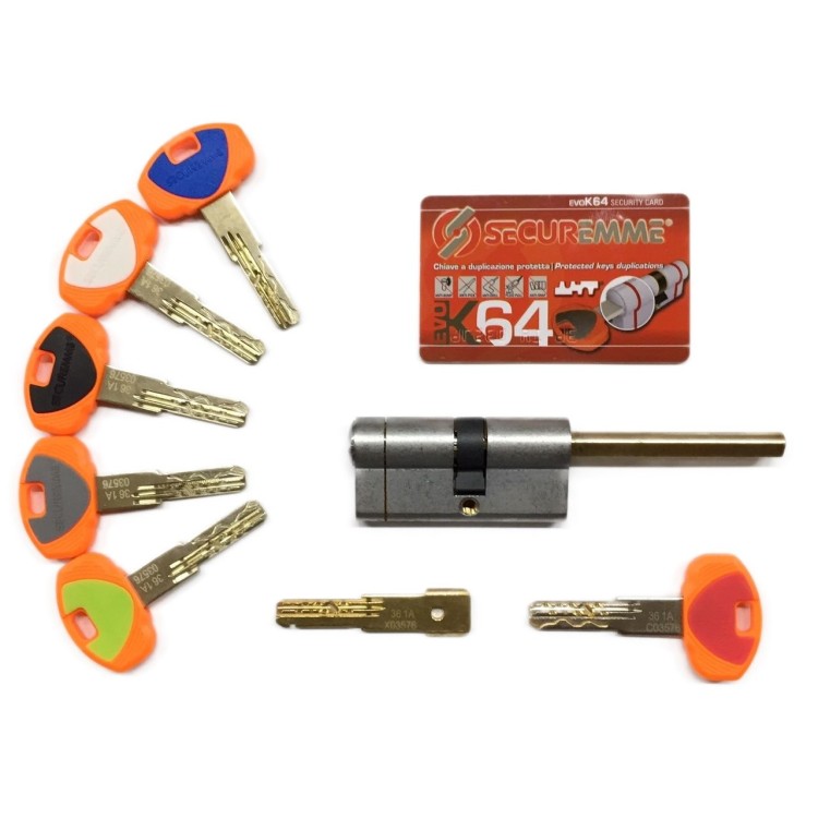 Cilindro EVO K64 30-40 mm70 5+1 C con pomolo