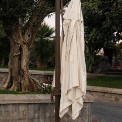 Salamr Ombrellone Senso colore TORTORA 3 x 3 m 2