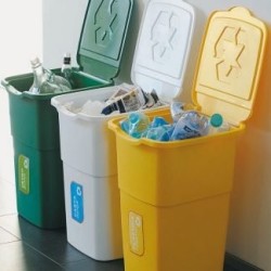 PATTUMIERA ECO3  3 PZ PER RACCOLTA DIFFERENZIATA