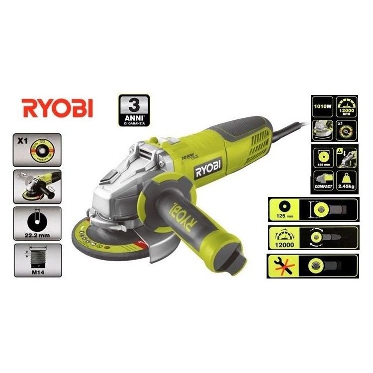 Smerigliatrice angolare Ryobi RAG1010-125SF