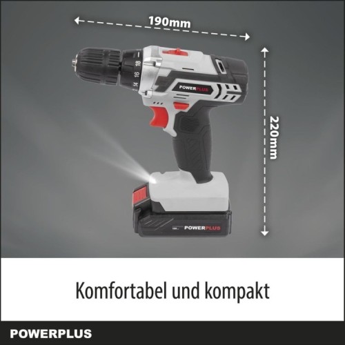 Trapano a batteria litio, 16V Powc10601