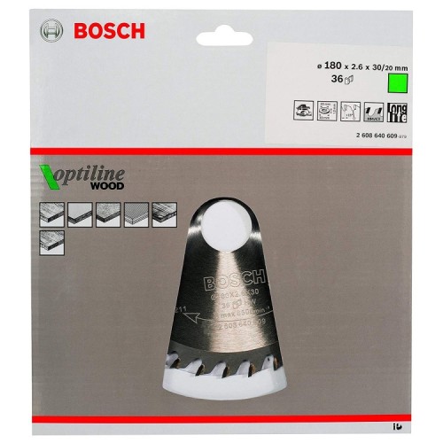 Bosch Lama per sega circolare, 180x30, 36 denti