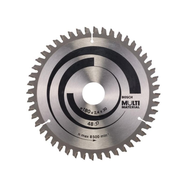 Bosch visto lama multi materiale 180x2.4 x 30-20mm Z48