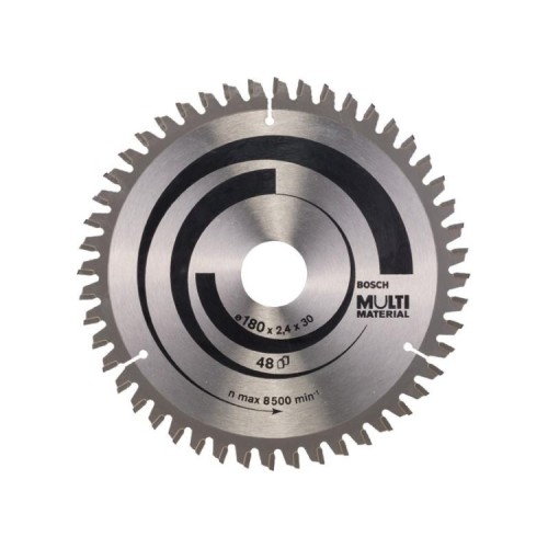 Bosch visto lama multi materiale 180x2.4 x 30-20mm Z48