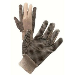 GUANTI COTONE PUNTINATI PROTEXIO POLKA UOMO PESANTE