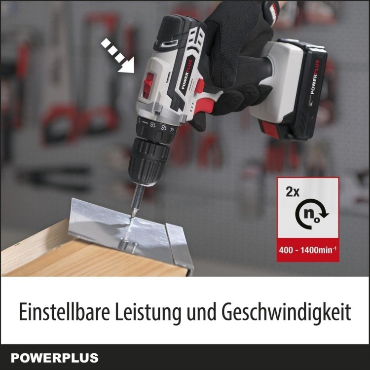 Trapano a batteria litio, 16V Powc10601