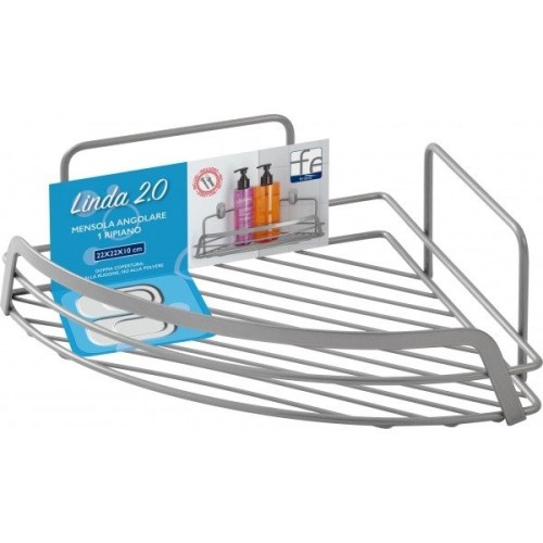 MENSOLA ANGOLARE 1 RIPIANO 22X11X22CM