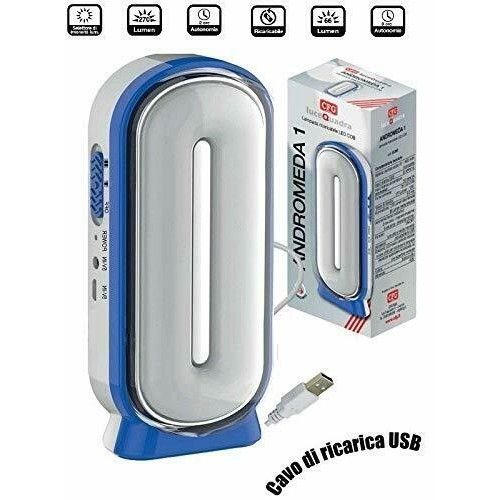 ANDROMEDA 1 LAMPADA RICARICABILE COB LED