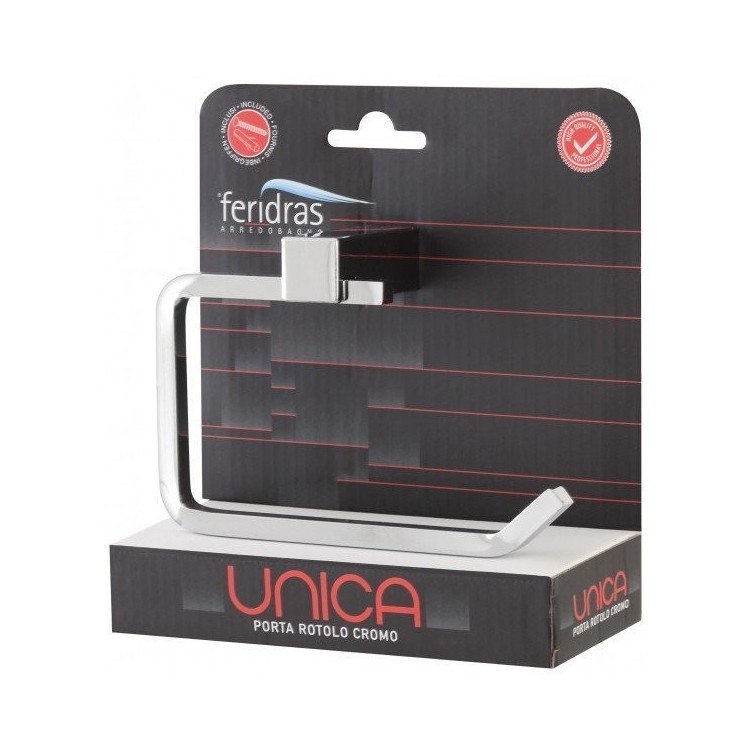 PORTA ROTOLO CROMO SERIE "UNICA"