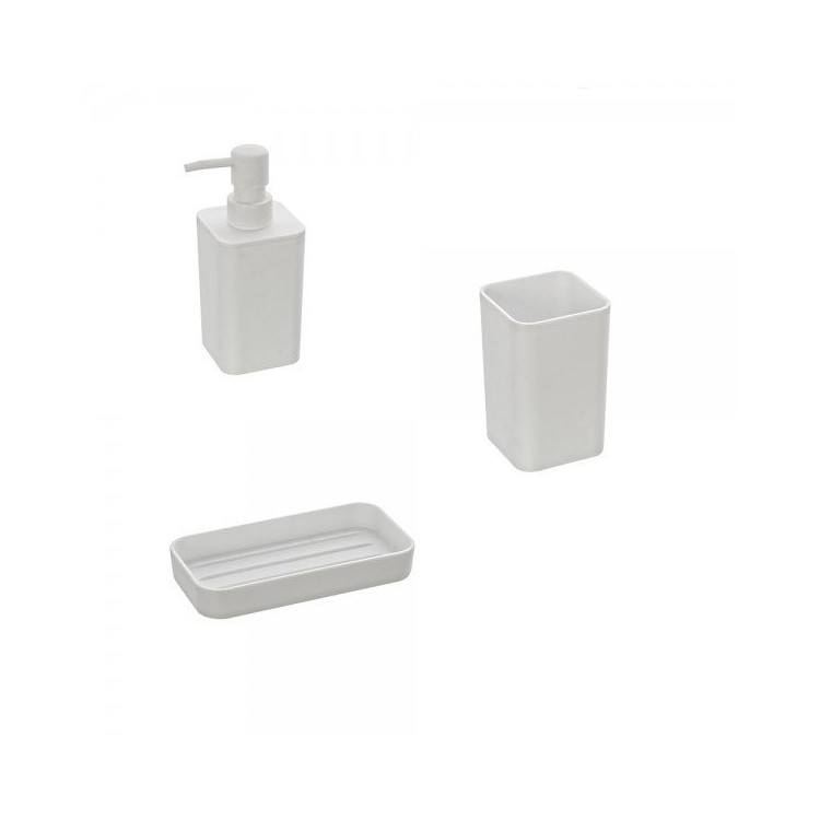 SET APPOGGIO 3 PZ MITO - BIANCO