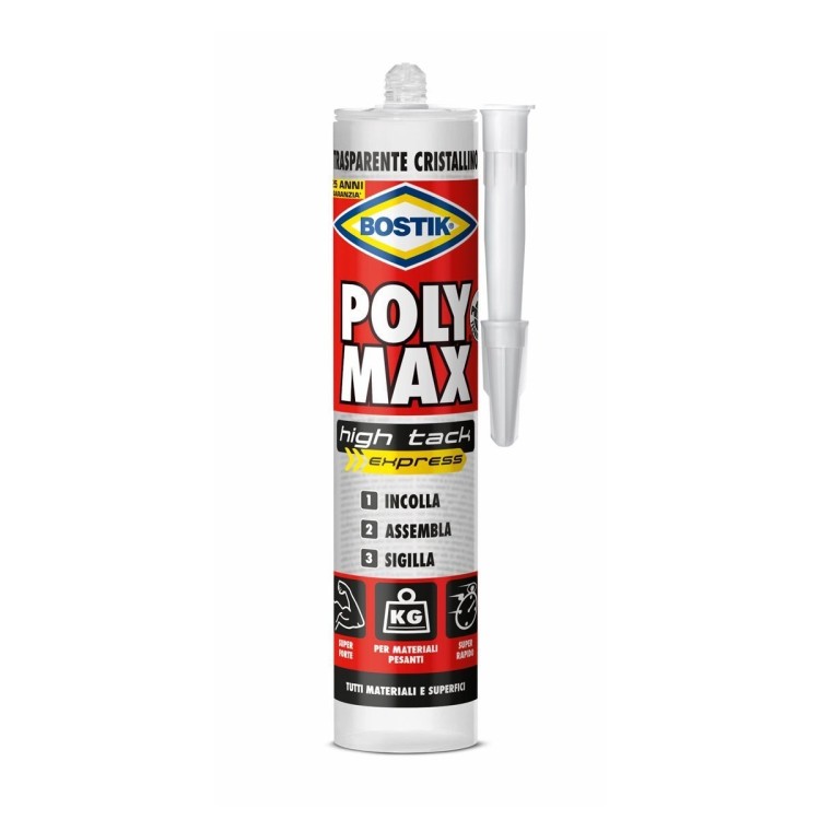 BOSTIK Poly Max High Tack Express cristal cartuccia 300gr