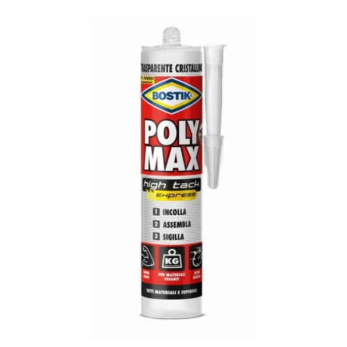 BOSTIK Poly Max High Tack Express cristal cartuccia 300gr