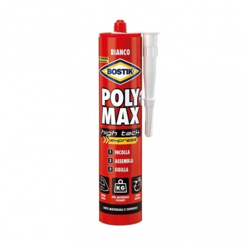 BOSTIK Poly Max High Tack Express bianco cartuccia 435gr