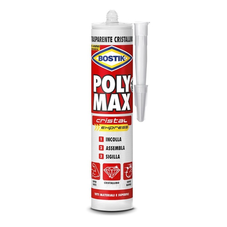 BOSTIK Poly Max Cristal Express cartuccia 300gr