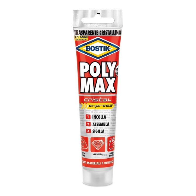 BOSTIK Poly Max Cristal Express tubo 115gr