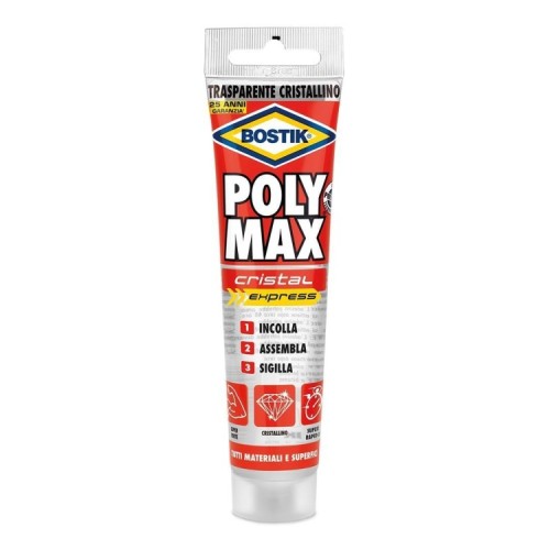 BOSTIK Poly Max Cristal Express tubo 115gr