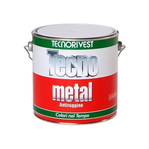 Tecno Metal Antiruggine sintetica LT 0,5 GRIGIO