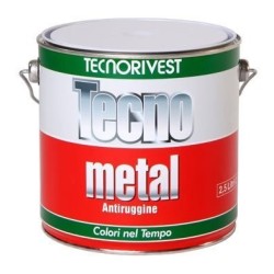 Tecno Metal Antiruggine sintetica LT 0,5 BIANCO GHIACCIO