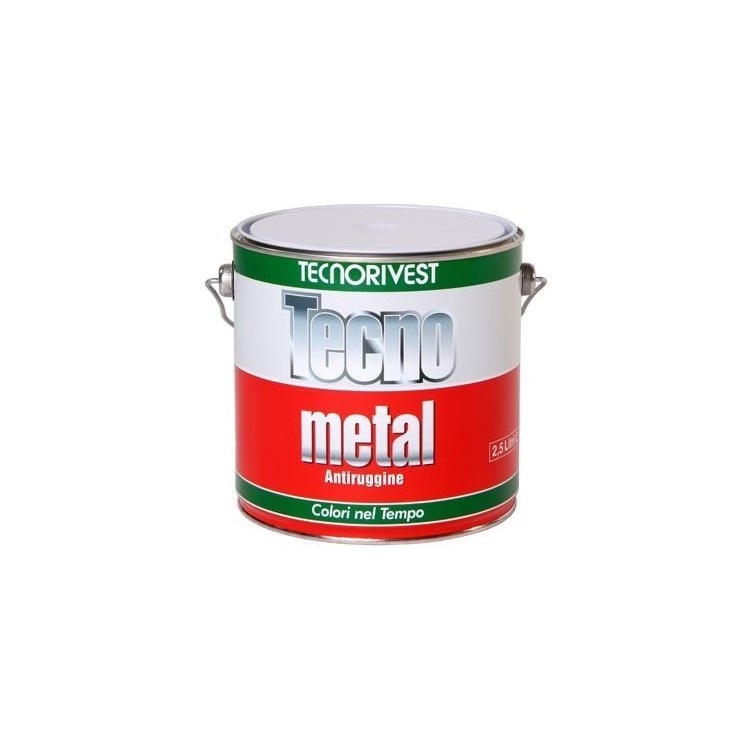 Tecno Metal Antiruggine sintetica LT 0,5 BIANCO GHIACCIO