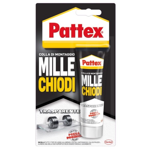 PATTEX MILLECHIODI BLISTER GR 40 TRASPARENTE