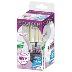 Goccia Filamento Clear 12W E27 Luce Fredda 2