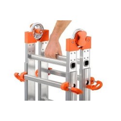 Scala multifunzione telescopica 4+4 alluminio PEPPina AL002 2