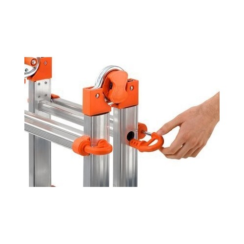 Scala multifunzione telescopica 4+4 alluminio PEPPina AL002