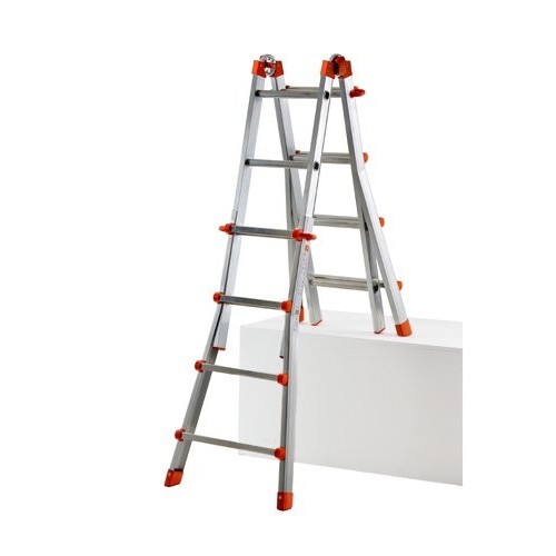 Scala multifunzione telescopica 4+4 alluminio PEPPina AL002