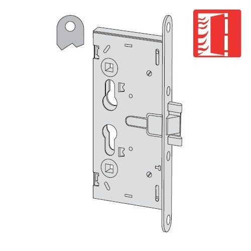 Serratura Cisa 43020 infilare per porte tagliafuoco