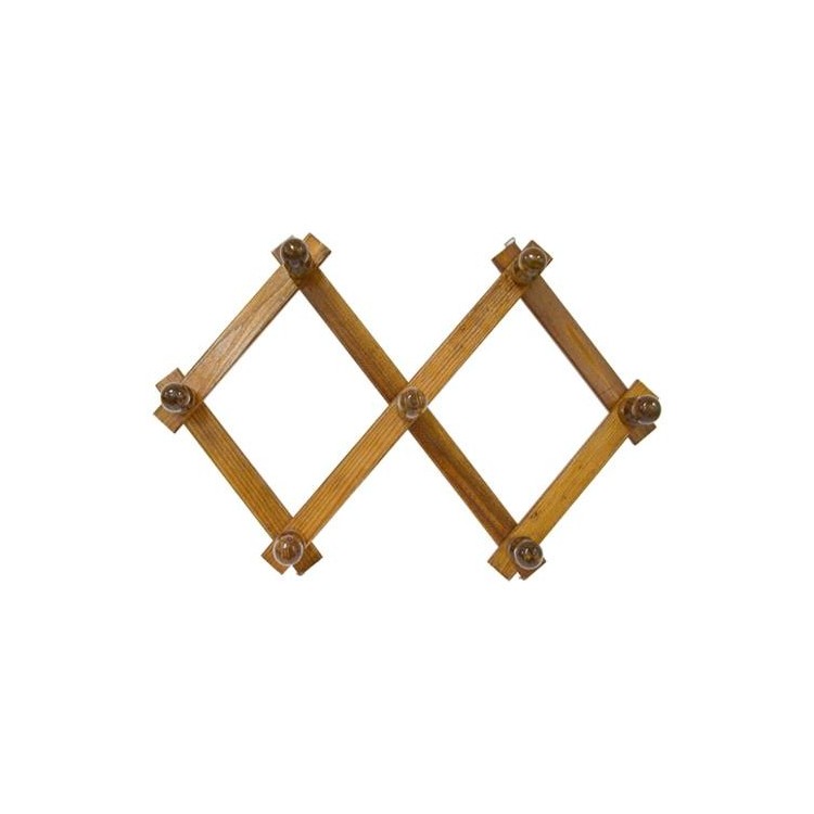 Attaccapanni Lusso In Legno 7 Posti