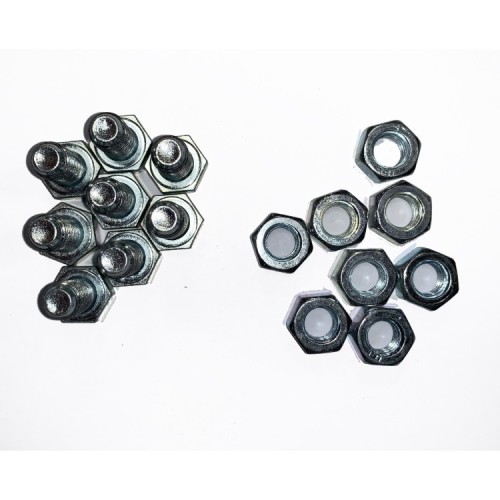 kit per scaffalature 8 dadi + 8 bulloni