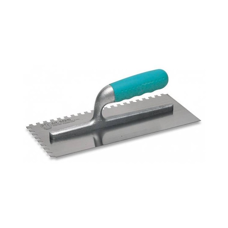 Frattone acciaio manico Sintesi. Saldato. Dentato destro. 280X120 10X10 mm