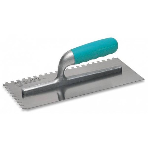 Frattone acciaio manico Sintesi. Saldato. Dentato destro. 280X120 10X10 mm