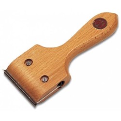 Raschietto per parchetti. Spessore lama: 0,7 mm.
