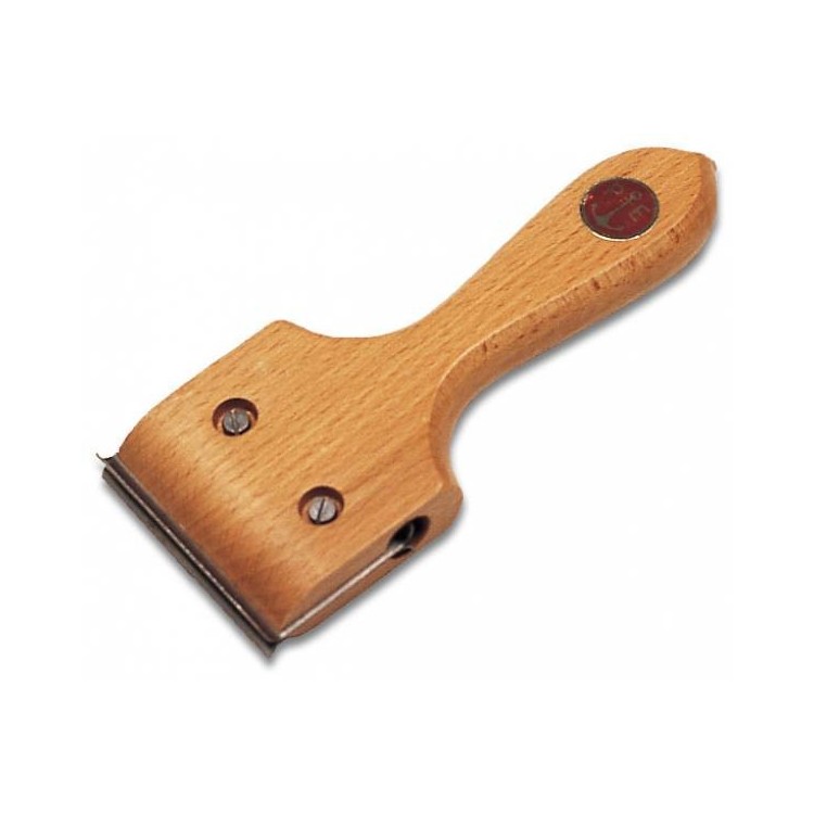 Raschietto per parchetti. Spessore lama: 0,7 mm.