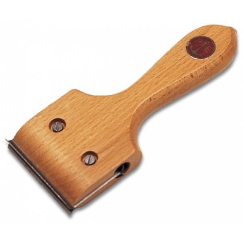 Raschietto per parchetti. Spessore lama: 0,7 mm.