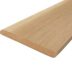 Battiscopa in Ayous 7 x 70 x 2400 mm Grezzo