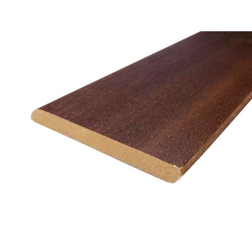 Battiscopa in Ayous 7 x 70 x 2400 mm Noce