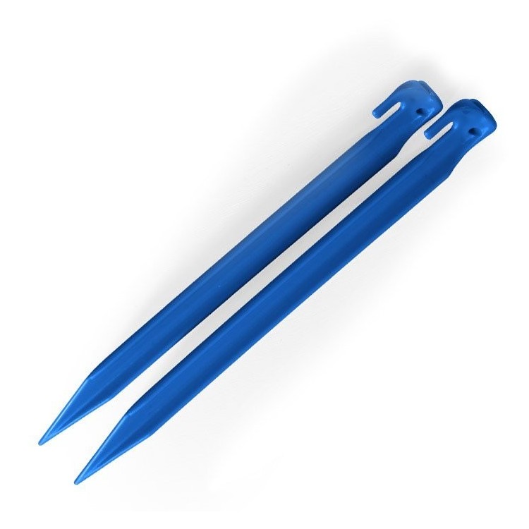 Picchetti in plastica con uncino Confezione 4 pezzi. 24 cm