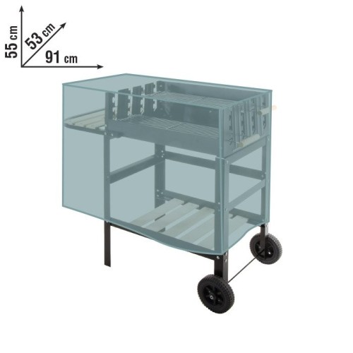 Copri barbecue rettangolare 91x53x55 cm.